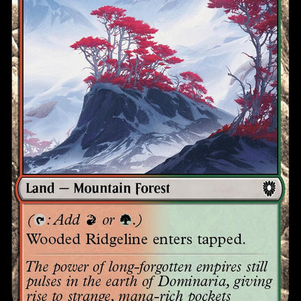 Wooded Ridgeline [Bloomburrow Commander]