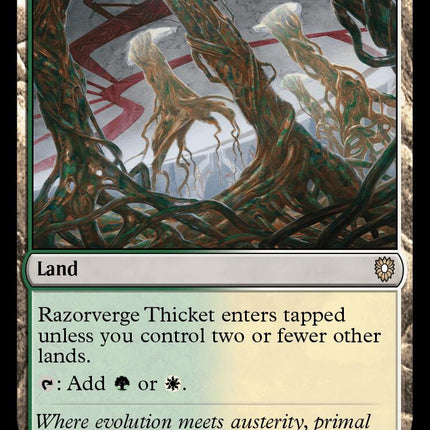 Razorverge Thicket [Bloomburrow Commander]