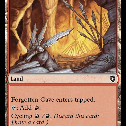 Forgotten Cave [Bloomburrow Commander]