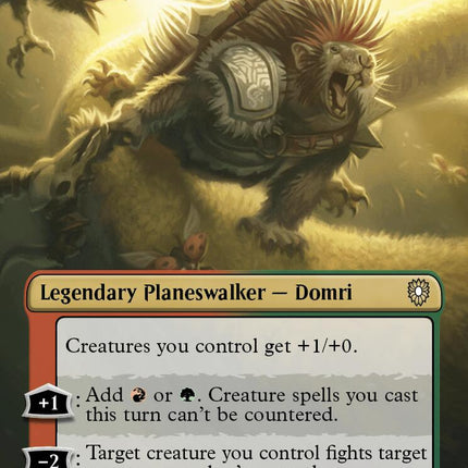 Domri, Anarch of Bolas (Borderless) [Bloomburrow Commander]