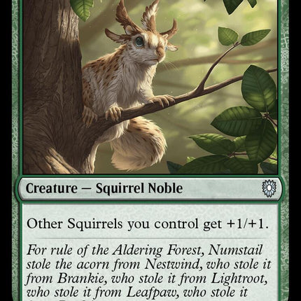 Squirrel Sovereign [Bloomburrow Commander]