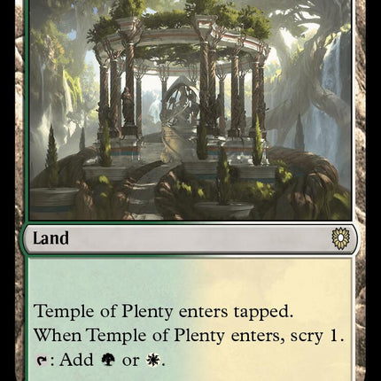 Temple of Plenty [Bloomburrow Commander]