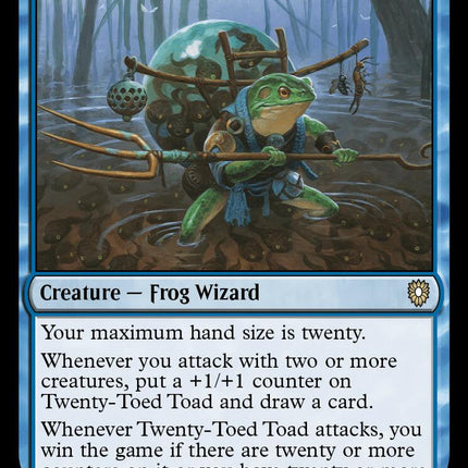 Twenty-Toed Toad [Bloomburrow Commander]