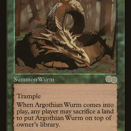 Argothian Wurm [Urza's Saga]