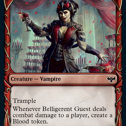 Belligerent Guest (Showcase Fang Frame) [Innistrad: Crimson Vow]