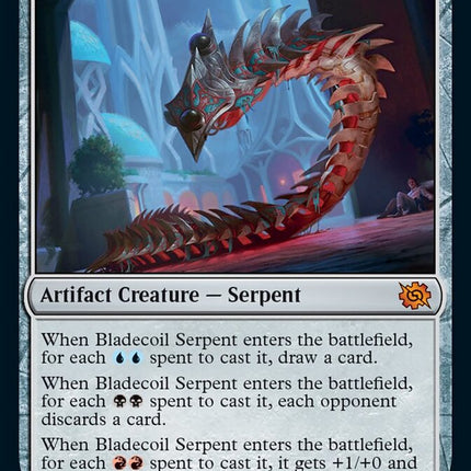 Bladecoil Serpent (Promo Pack) [The Brothers' War Promos]