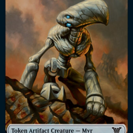 Myr // Spirit (002) Double-Sided Token [Kamigawa: Neon Dynasty Commander Tokens]