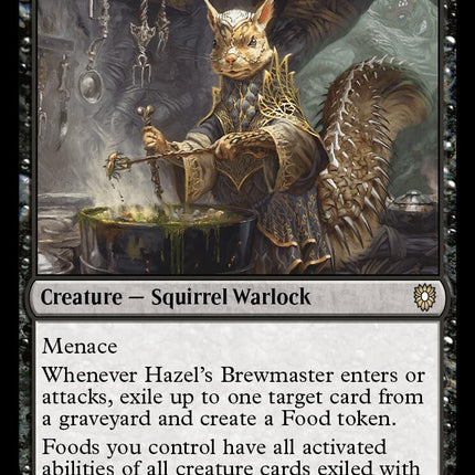 Hazel's Brewmaster [Bloomburrow Commander]