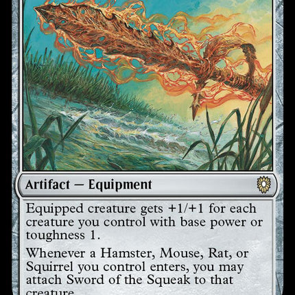 Sword of the Squeak [Bloomburrow Commander]