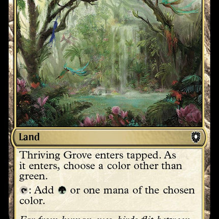 Thriving Grove [Bloomburrow Commander]