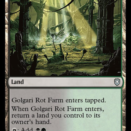 Golgari Rot Farm [Bloomburrow Commander]