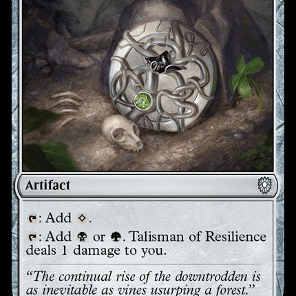 Talisman of Resilience [Bloomburrow Commander]