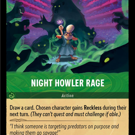 Night Howler Rage (95/204) [Shimmering Skies]