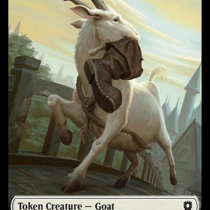 Goat // Wolf (032) Double-Sided Token [Bloomburrow Commander Tokens]