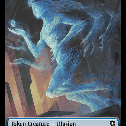 Illusion // Goblin Double-Sided Token [Bloomburrow Commander Tokens]