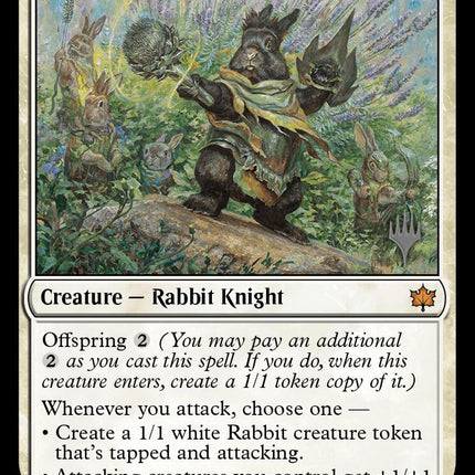 Warren Warleader (Promo Pack) [Bloomburrow Promos]