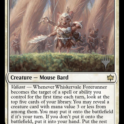 Whiskervale Forerunner (Promo Pack) [Bloomburrow Promos]