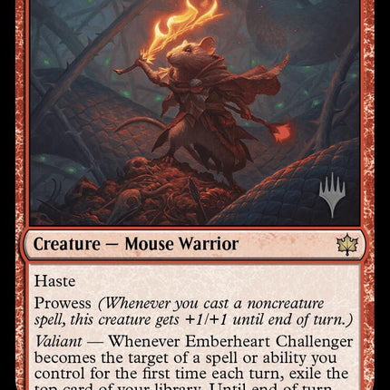 Emberheart Challenger (Promo Pack) [Bloomburrow Promos]