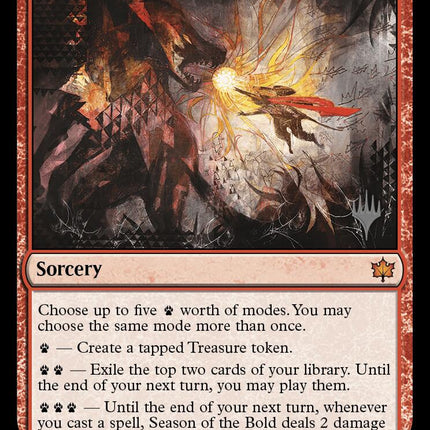 Season of the Bold (Promo Pack) [Bloomburrow Promos]