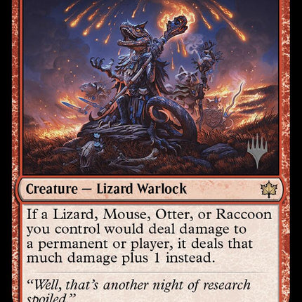 Valley Flamecaller (Promo Pack) [Bloomburrow Promos]