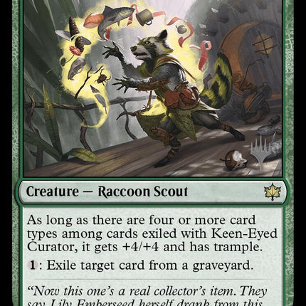 Keen-Eyed Curator (Promo Pack) [Bloomburrow Promos]