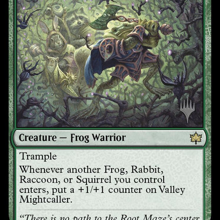 Valley Mightcaller (Promo Pack) [Bloomburrow Promos]