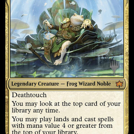 Glarb, Calamity's Augur (Promo Pack) [Bloomburrow Promos]