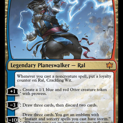 Ral, Crackling Wit (Promo Pack) [Bloomburrow Promos]