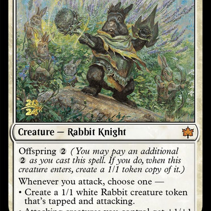 Warren Warleader [Bloomburrow Prerelease Promos]