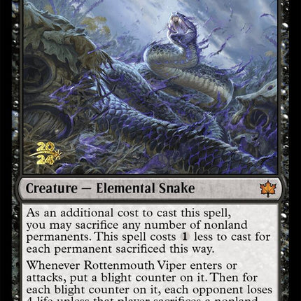 Rottenmouth Viper [Bloomburrow Prerelease Promos]
