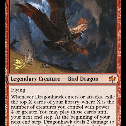 Dragonhawk, Fate's Tempest [Bloomburrow Prerelease Promos]