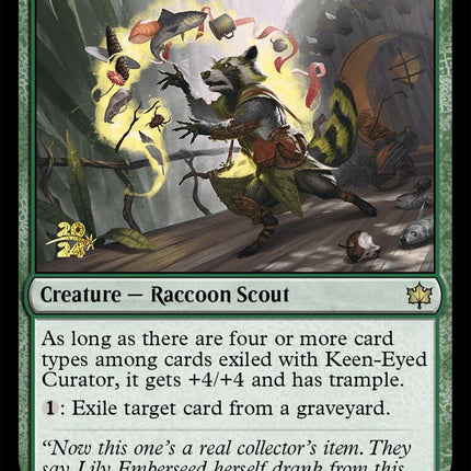 Keen-Eyed Curator [Bloomburrow Prerelease Promos]