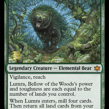 Lumra, Bellow of the Woods [Bloomburrow Prerelease Promos]