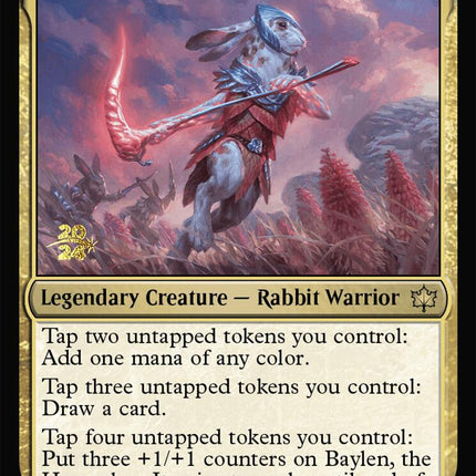 Baylen, the Haymaker [Bloomburrow Prerelease Promos]
