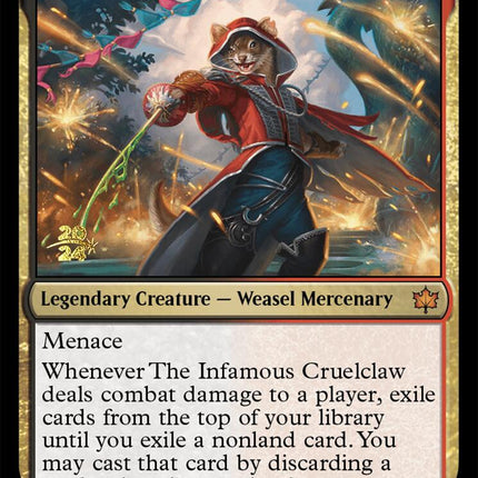 The Infamous Cruelclaw [Bloomburrow Prerelease Promos]