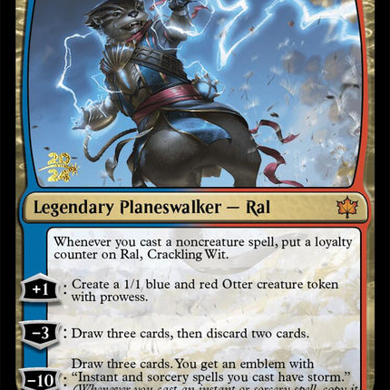 Ral, Crackling Wit [Bloomburrow Prerelease Promos]