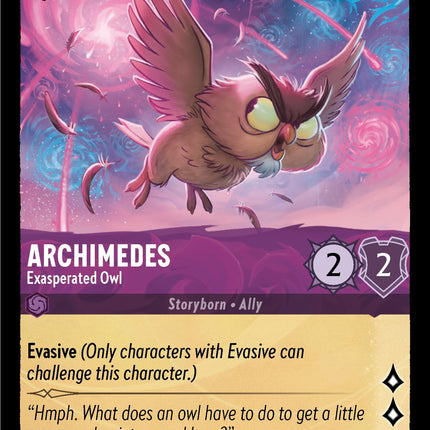 Archimedes - Exasperated Owl (39/204) [Shimmering Skies]