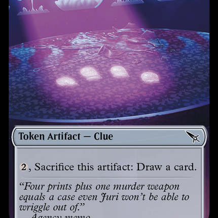 Clue (0014) // A 0041 Double-Sided Token [Murders at Karlov Manor Tokens]