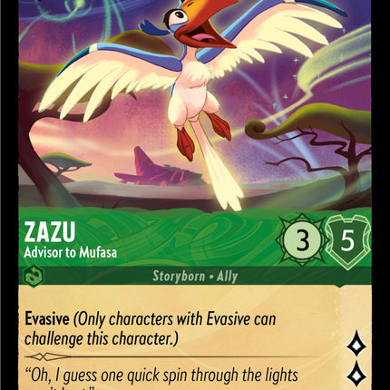 Zazu - Advisor to Mufasa (72/204) [Shimmering Skies]