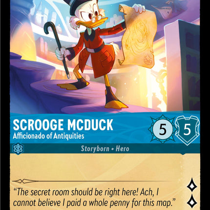 Scrooge McDuck - Afficionado of Antiquities (140/204) [Shimmering Skies]