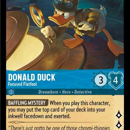 Donald Duck - Focused Flatfoot (155/204) [Shimmering Skies]