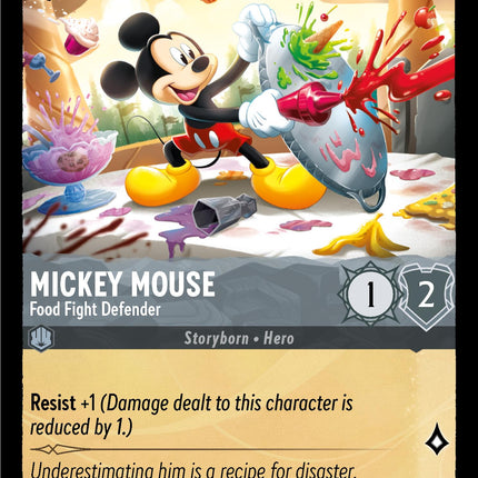 Mickey Mouse - Food Fight Defender (176/204) [Shimmering Skies]