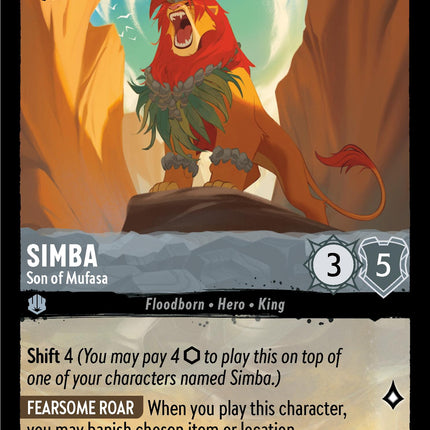 Simba - Son of Mufasa (192/204) [Shimmering Skies]