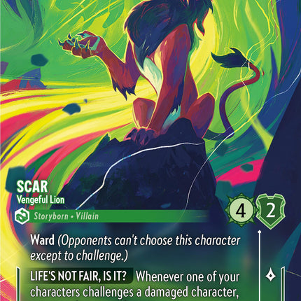 Scar - Vengeful Lion (Enchanted) (212/204) [Shimmering Skies]