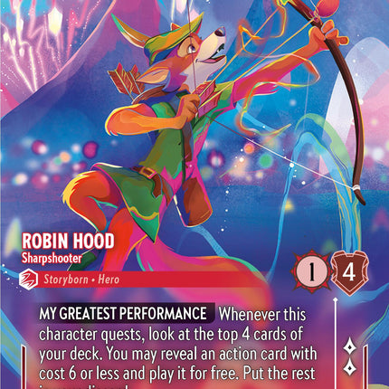 Robin Hood - Sharpshooter (Enchanted) (215/204) [Shimmering Skies]