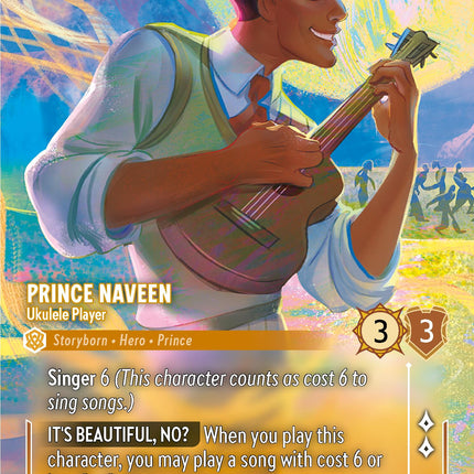 Prince Naveen - Ukulele Player (Enchanted) (205/204) [Shimmering Skies]