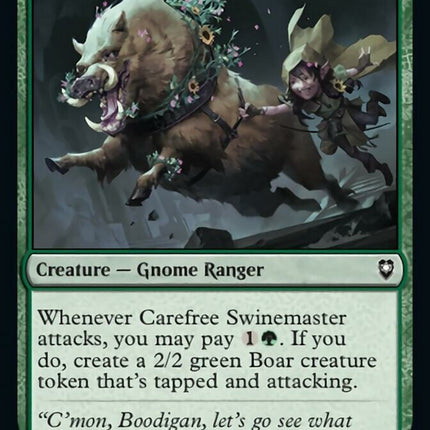 Carefree Swinemaster [Commander Legends: Battle for Baldur's Gate]