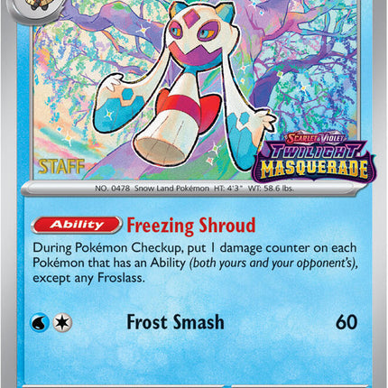 Froslass (117) (Staff) [Scarlet & Violet: Black Star Promos]
