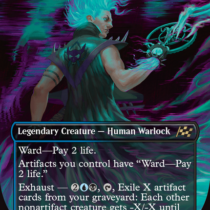 Winter, Cursed Rider (Borderless) [Aetherdrift]