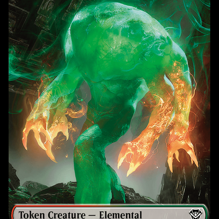 Elemental (0021) // Angel Double-Sided Token [Outlaws of Thunder Junction Commander Tokens]